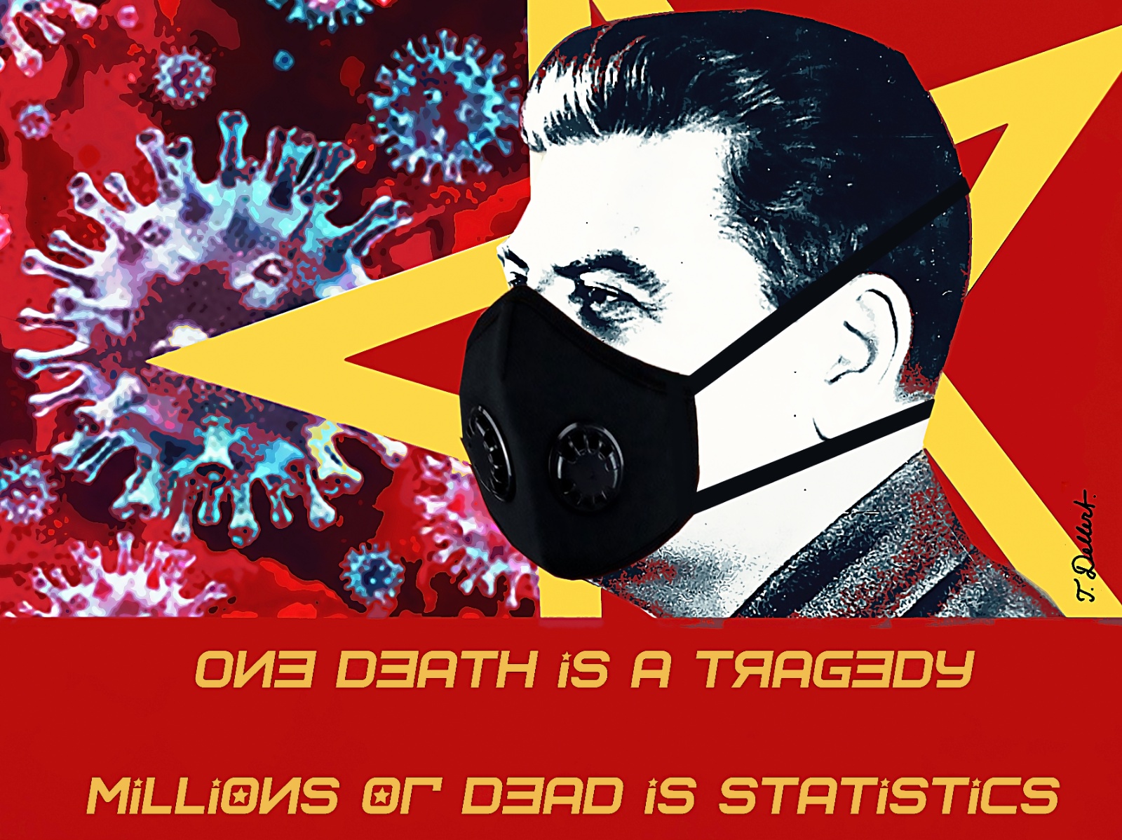 STALIN CORONA Comic version 